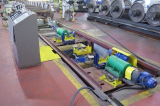 Стенд ультразвуковой дефектоскопии колёсных пар СУДКП